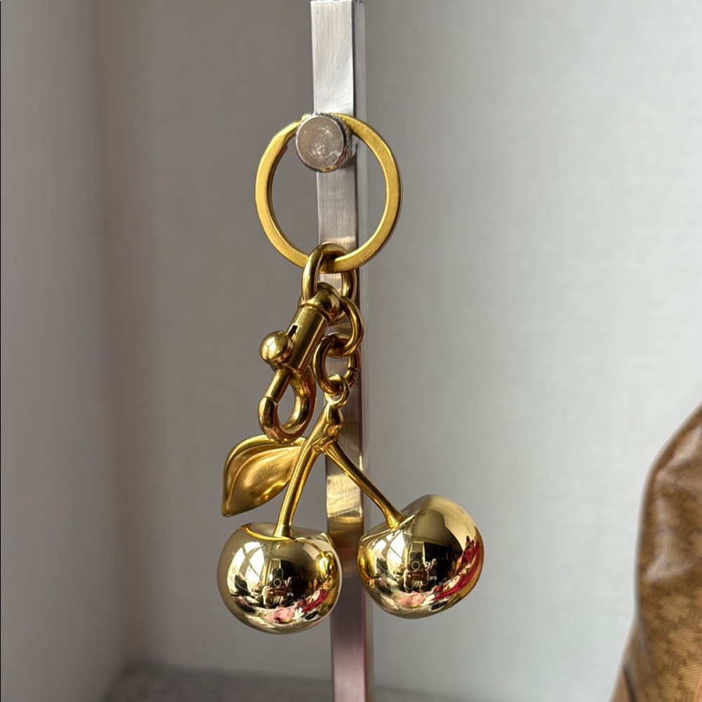 Gold Cherry Key Holder